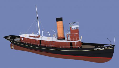 Hercules steam tug boat preview image